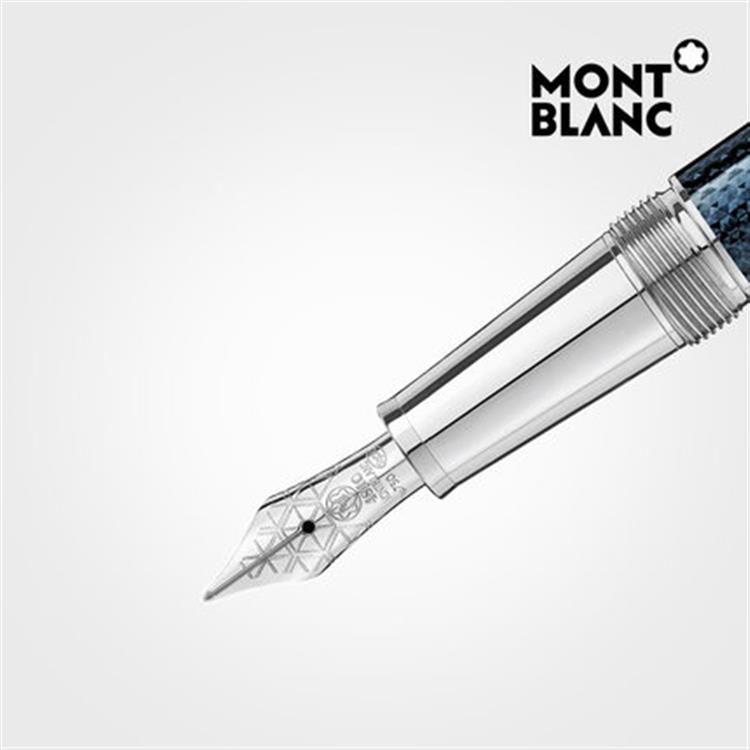 Montblanc/万宝龙大班暮蓝系列经典墨水笔(F/M)